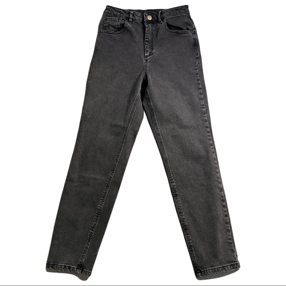 ASOS Mom Jeans Black Denim - UK 28/32